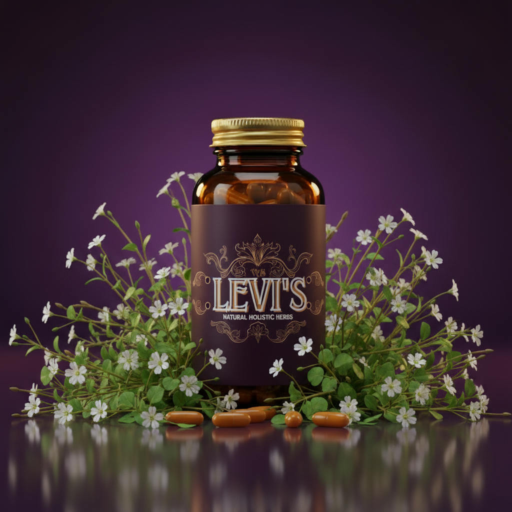 Chickweed Herb Capsules Jar