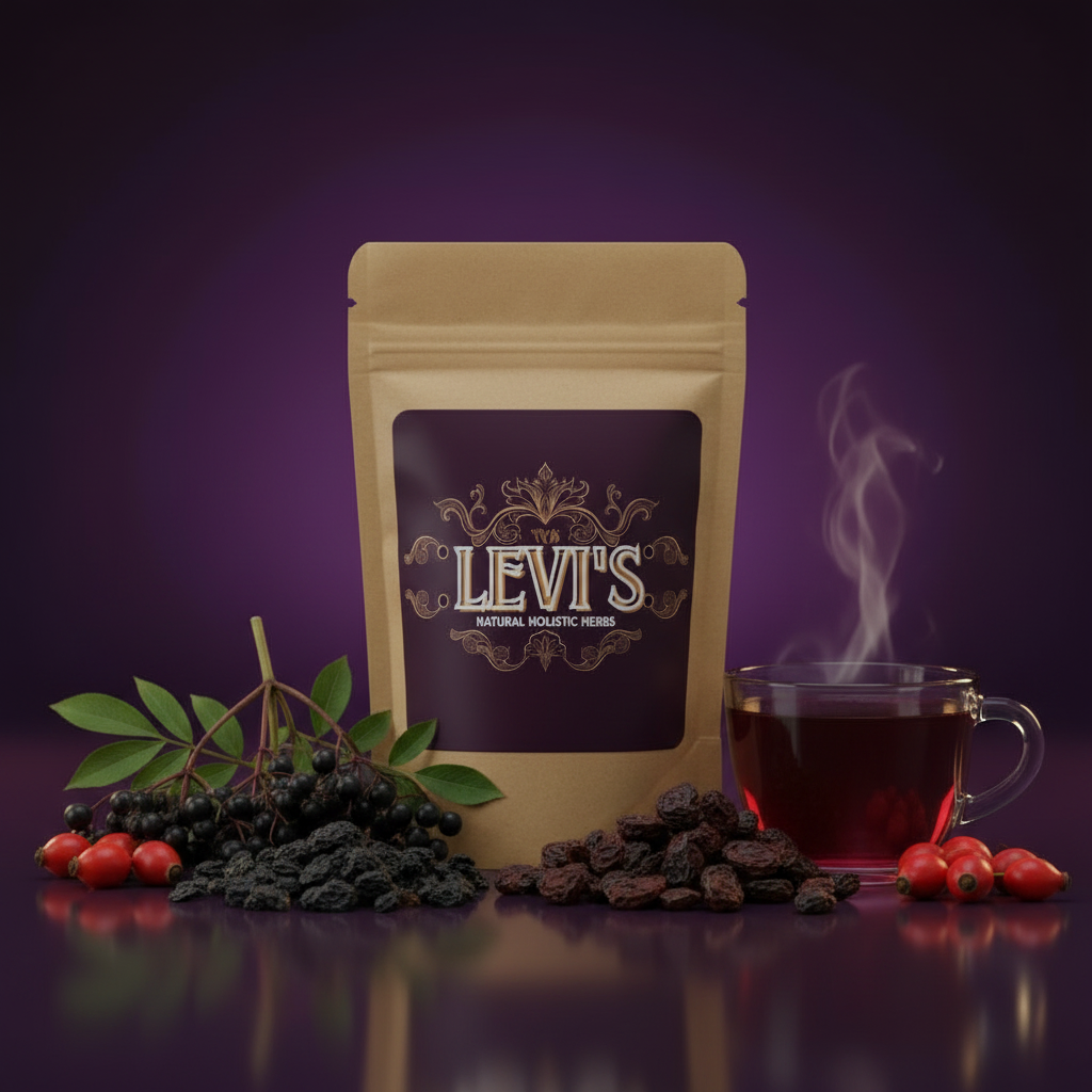 Elderberry Herbal Tea — Children's Immune Support