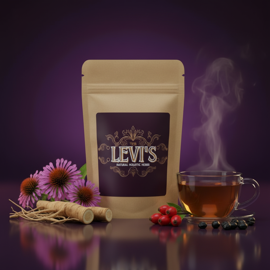 Echinacea Root Herbal Tea — Kraft Bag