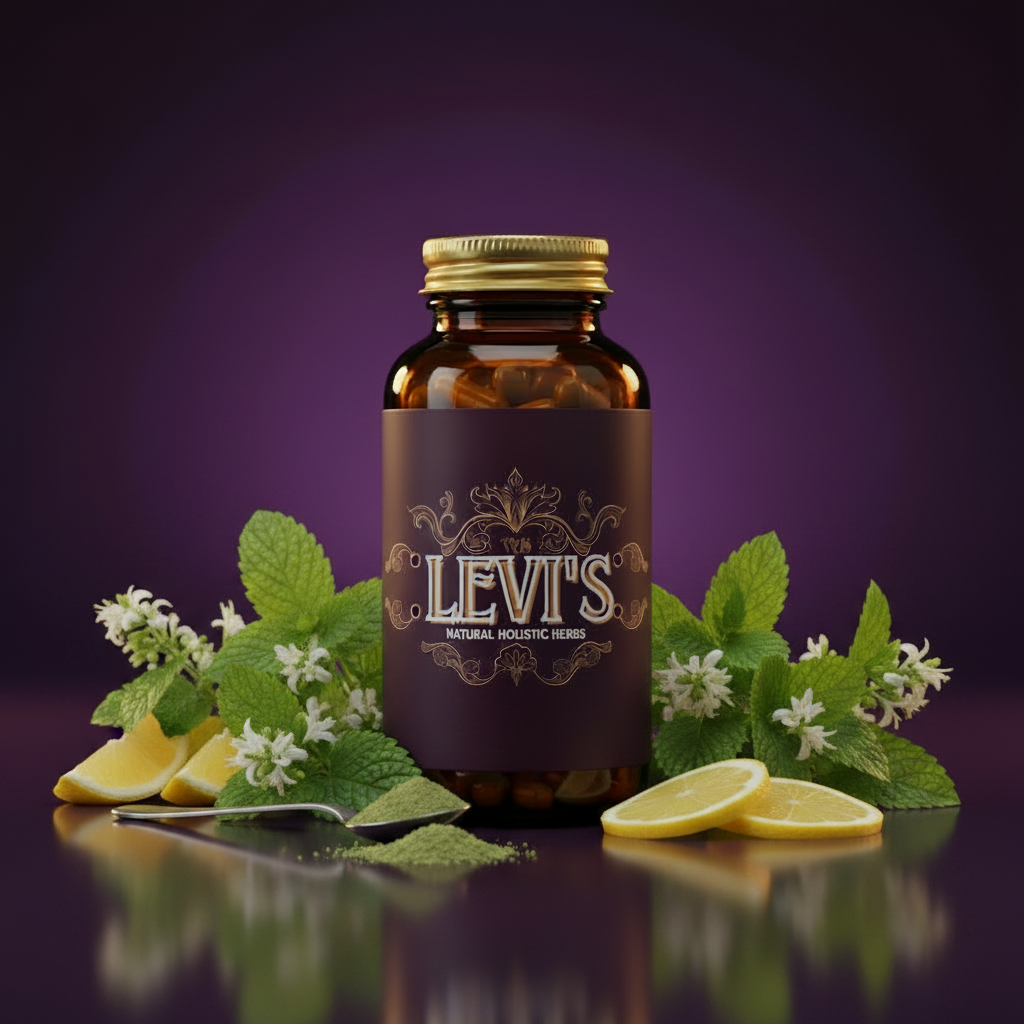 Lemon Balm Leaf Powder Jar