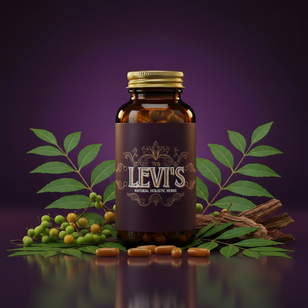 Neem Leaf Capsules Jar