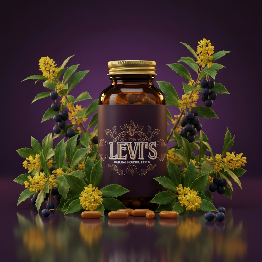 Oregon Grape Root Capsules Jar