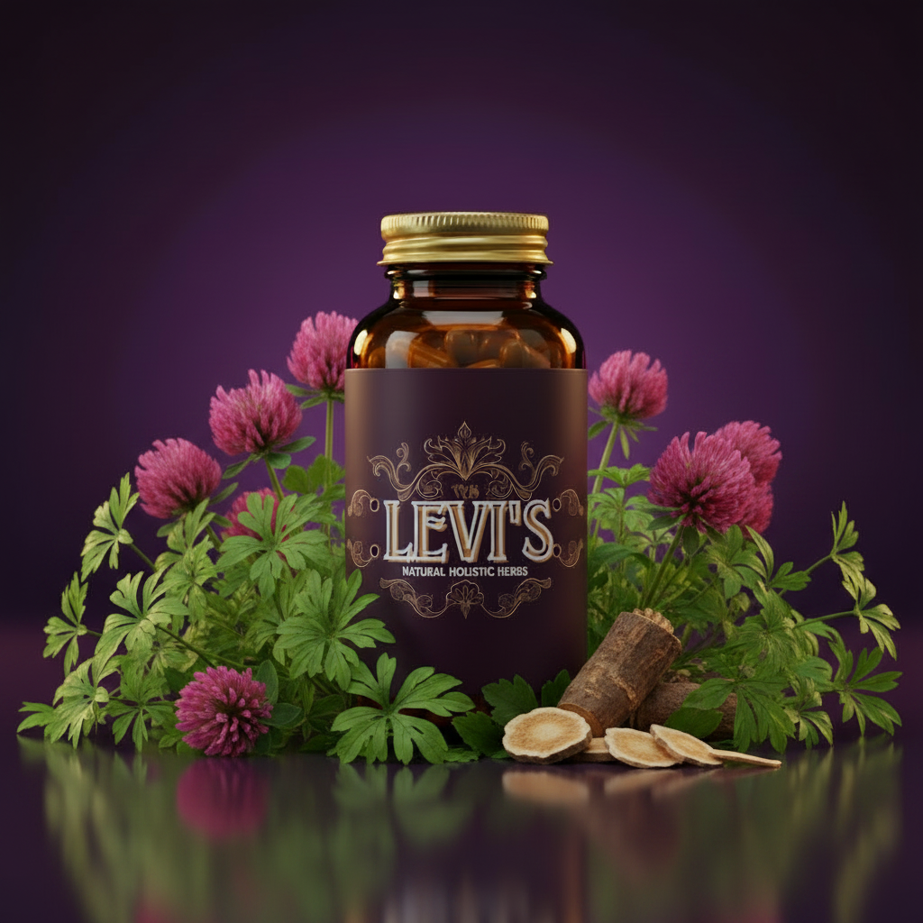 Ultimate Lymphatic Cleanse Herbal Blend Capsules — Amber Bottle