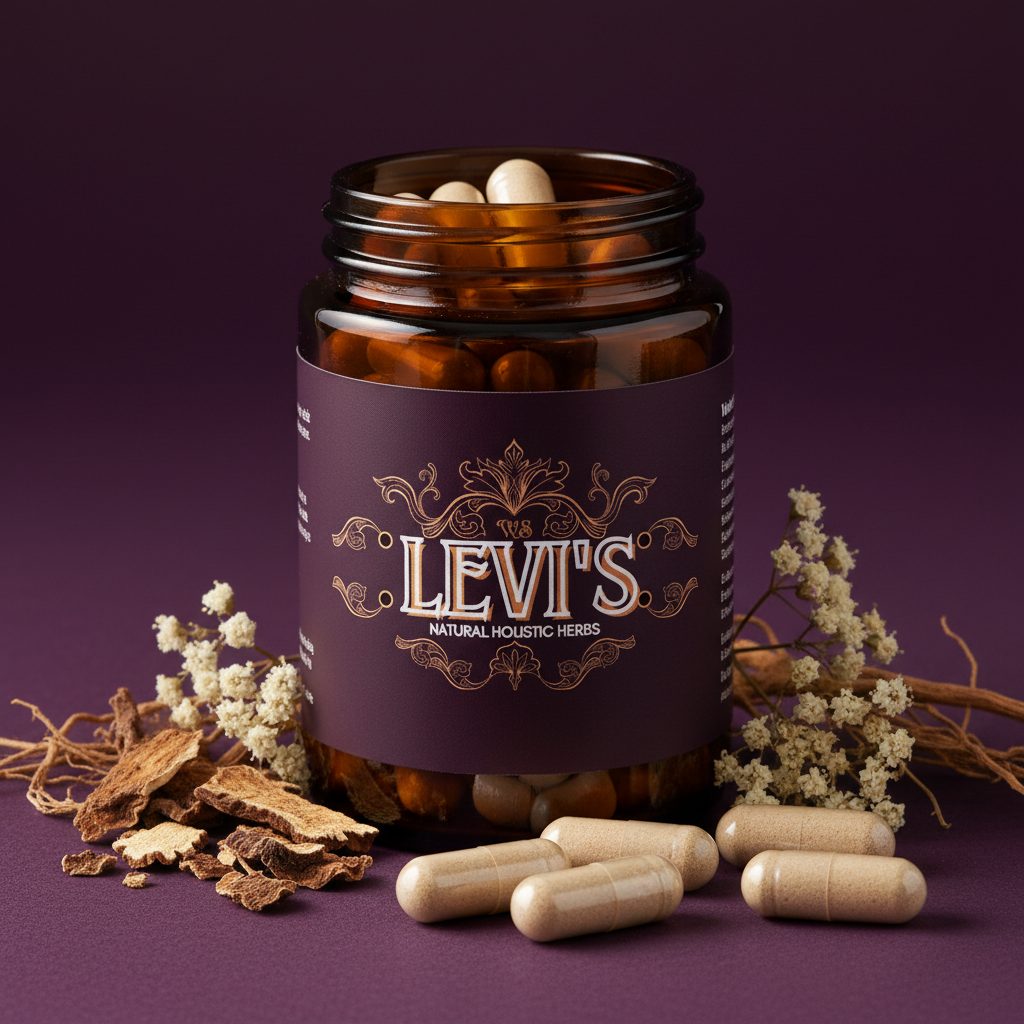 Valerian Root Capsules in Jar